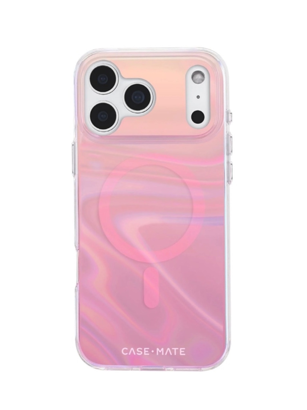 Case-Mate Peach Iridescent MagSafe Case